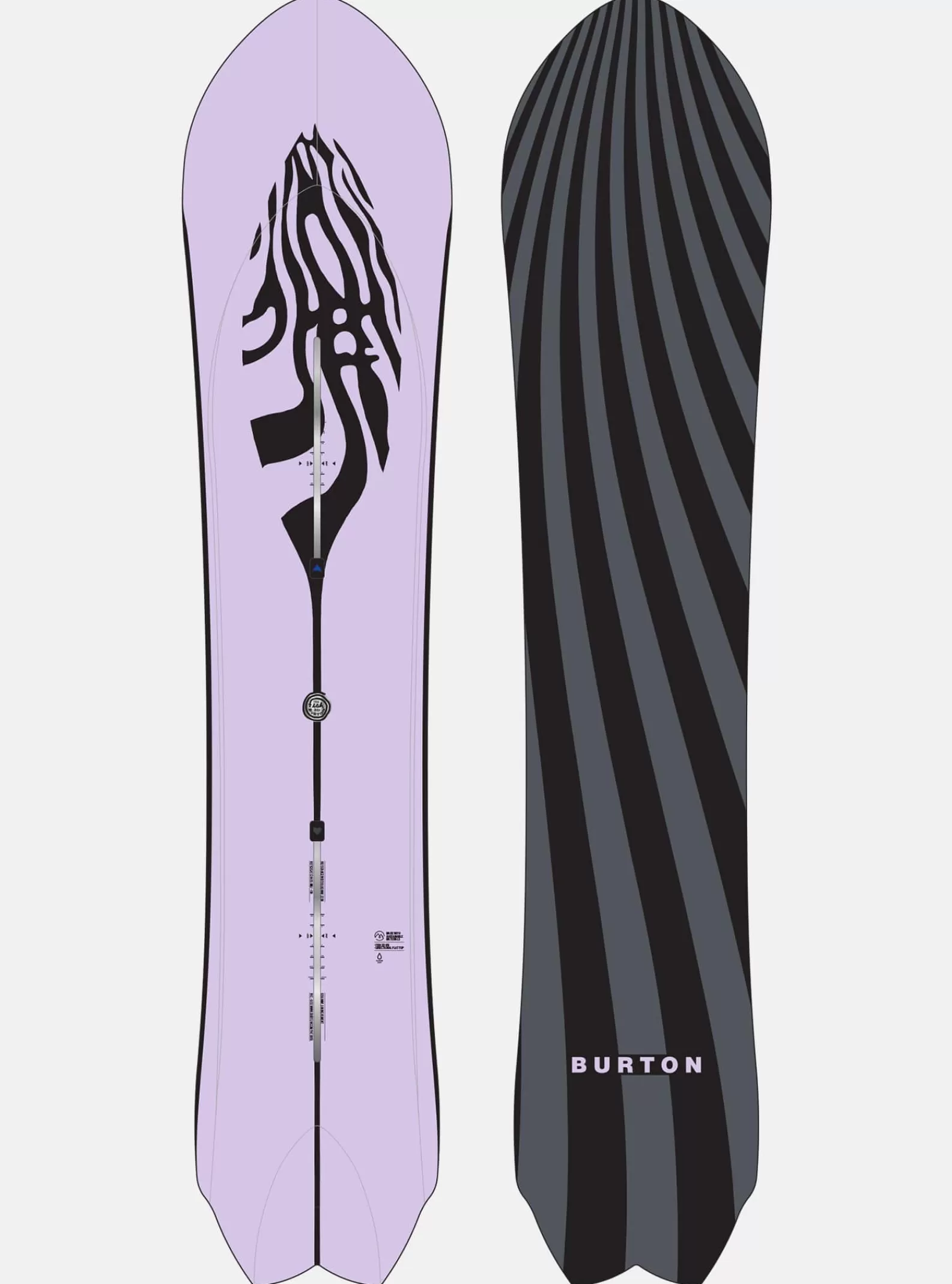 Burton 3D Fish Directional Flat Top Snowboard