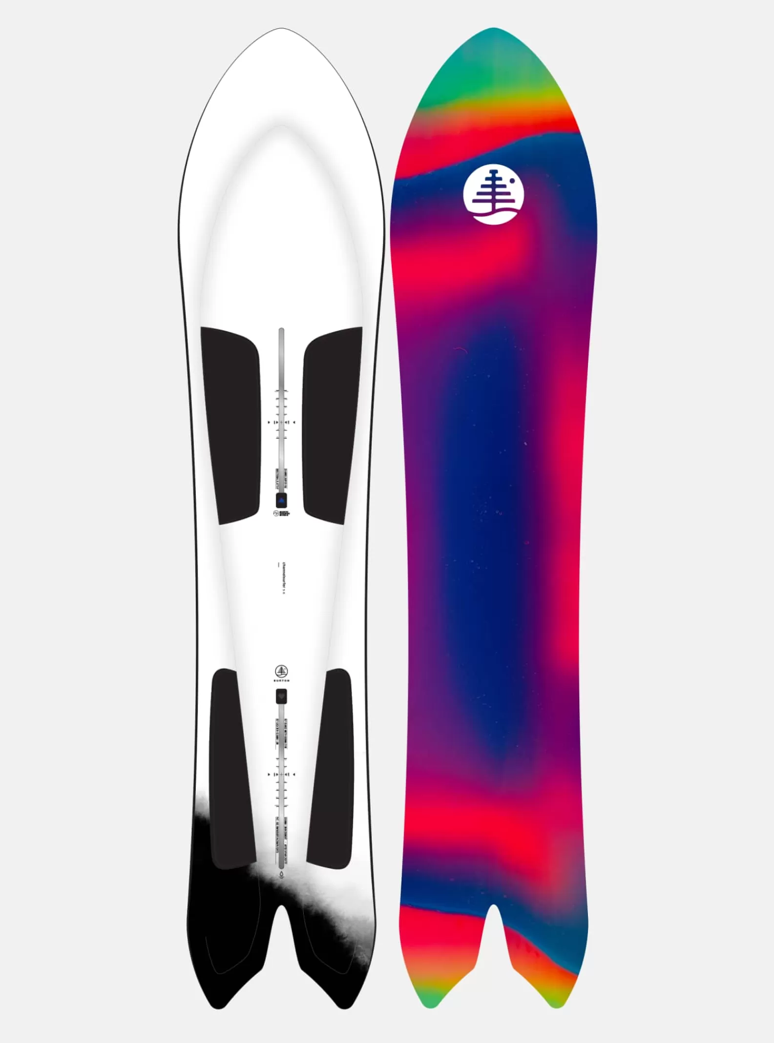 Burton Family Tree 3D Channel Surfer Flat Top Snowboard